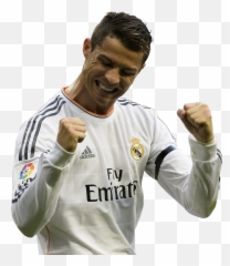 Cristiano Ronaldo Football Renders - Happy Soccer Player Png,Cristiano Ronaldo Png