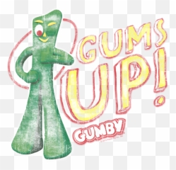 Gumby - Gums Up Womenu0027s Tshirt Dot Png,Gumby Png