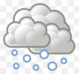 Tango Weather Snow Png Clip Arts For - Cloudy Clipart