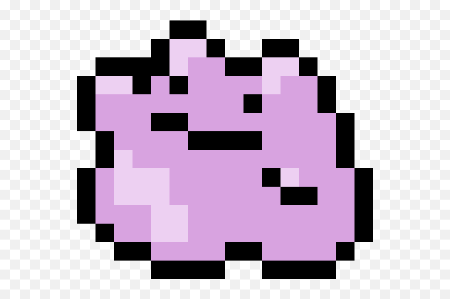 Pixilart - Pokemon Pixel Art Ditto Png,Ditto Png