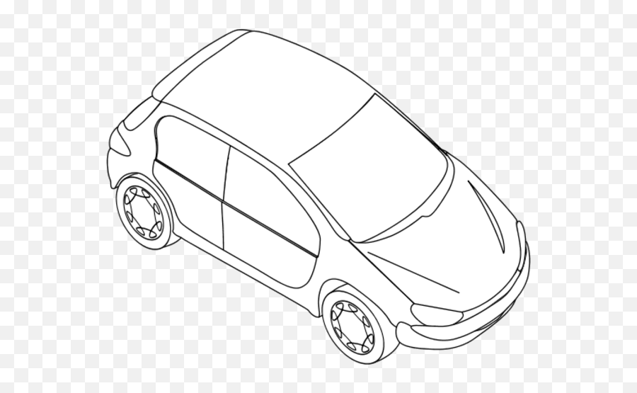 Download Race Car Outline Clip Art - Car Top View Clipart Outline Png,Car Outline Logo