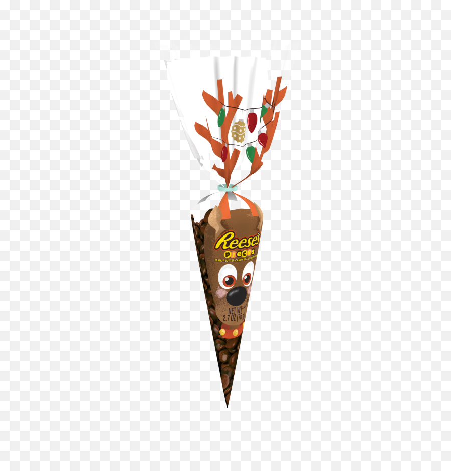 Holiday Peanut Butter Candy Reindeer - Stemware Png,Reeses Pieces Logo