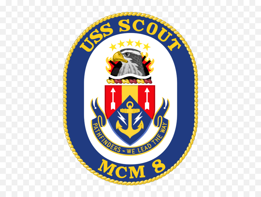 Mine Countermeasures Ship Uss - Uss Scout Crest Png,Scout Png