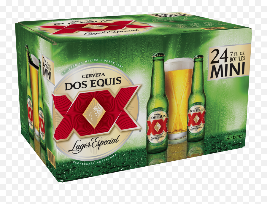 Dos Equis Lager Bottle - Dos Equis 12 Pack Png,Dos Equis Logo Png