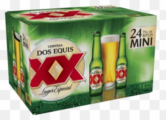 Dos Equis Lager Bottle - Dos Equis 12 Pack Png,Dos Equis Logo Png