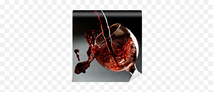 Red Wine Pouring Into A Glass Wall Mural U2022 Pixers - We Live To Change Png,Red Wine Glass Png
