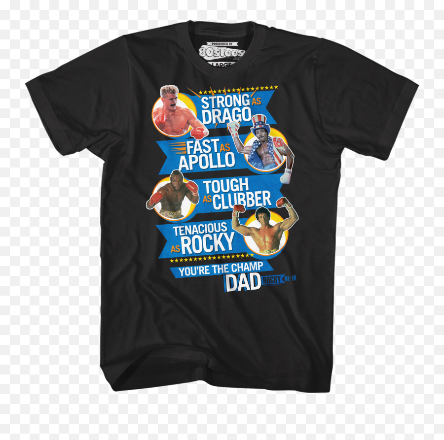 Daddy You Are The Best Rocky Balboa T - Shirt Png,Rocky Balboa Png