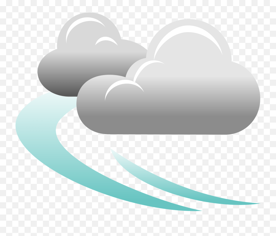 Wind And Clouds Clipart Free Download Transparent Png - Language,Windy Png
