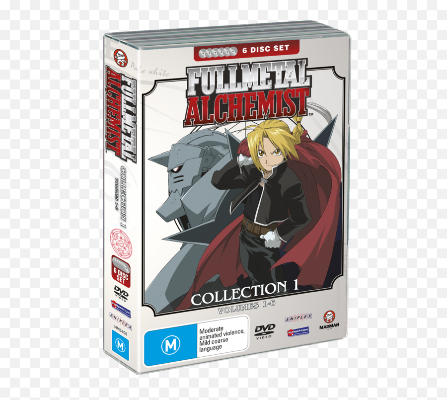 Fullmetal Alchemist Collection 1 V1 - 6 Fatpack Dvd Png,Edward Elric Png