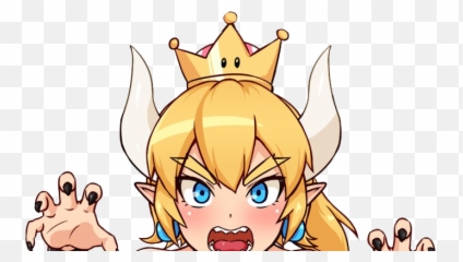 Bowsette Skin In Smash Ultimate - Bowsette Sticker Png,Bowsette Png