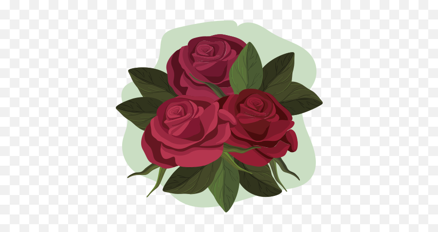 Vinilo Flores Rosas Rojas En Ramo - Rosas Rojas Png,Rosas Rojas Png