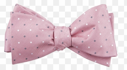 Bow Tie Download Free Png - Pink Transparent Polka Dot