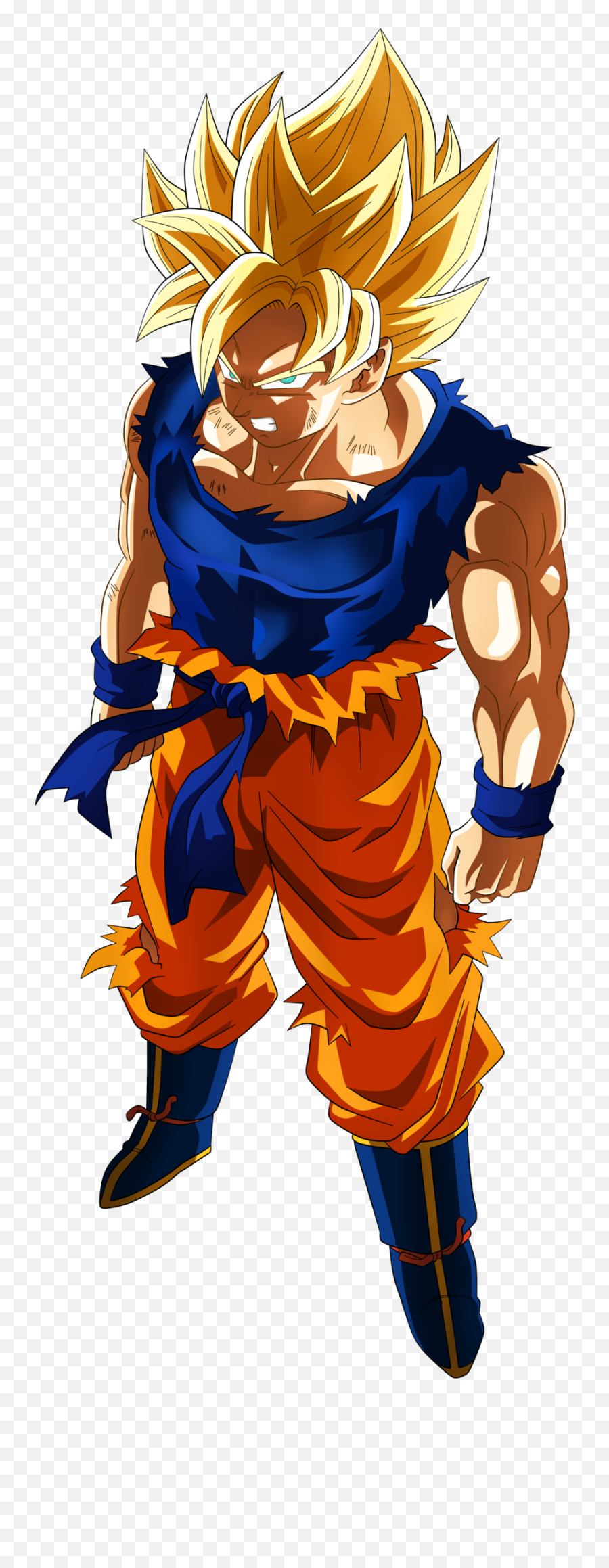 Son Goku Super Saiyan Fnf By Nekoar - Goku Ssj Fnf Png,Goku Super Saiyan Png