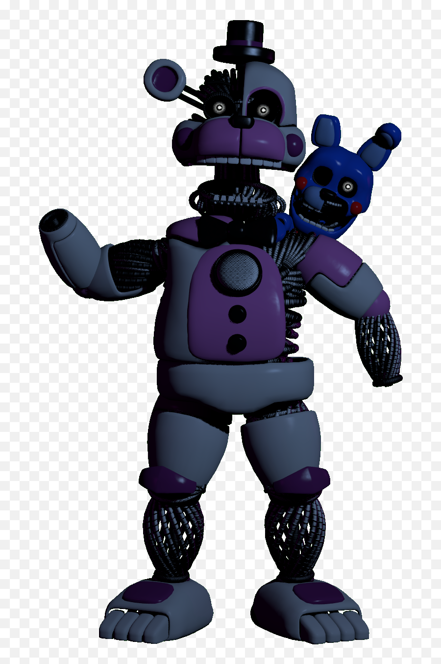 Ignited Withered Funtime Freddy - Fnaf Ignited Funtime Freddy Png,Funtime Freddy Transparent