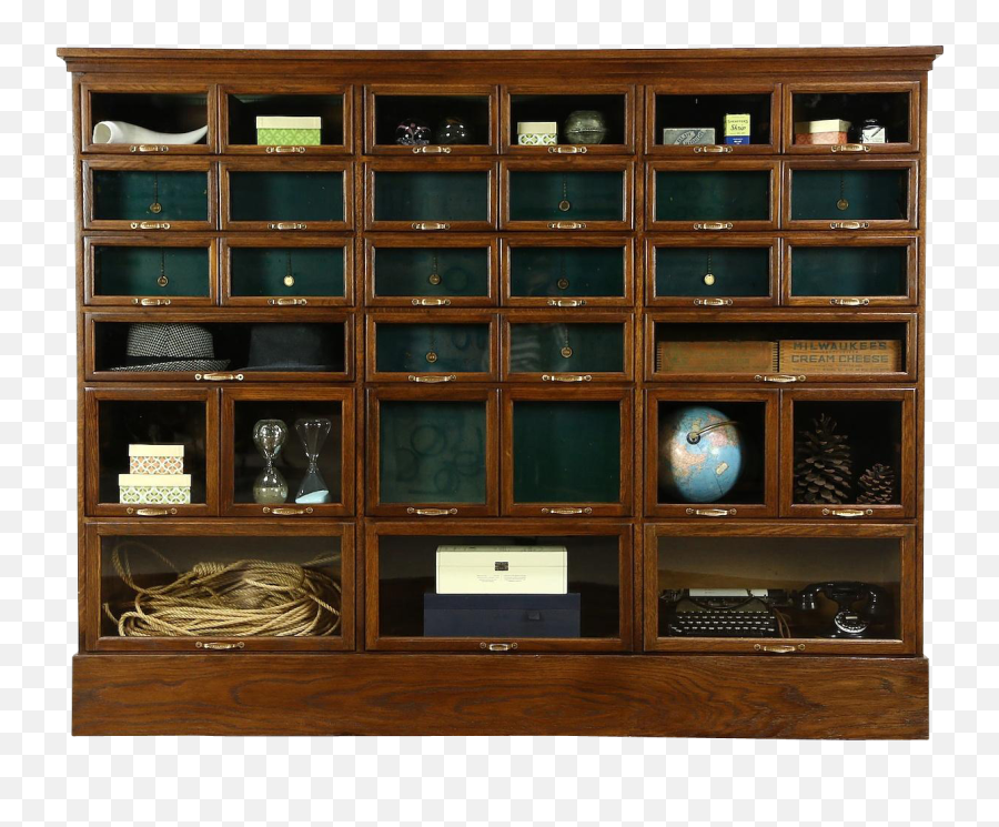 Warren Signed Oak Antique 1900 Store Display Cabinet 32 - Collection Png,Icon Old School Bronco