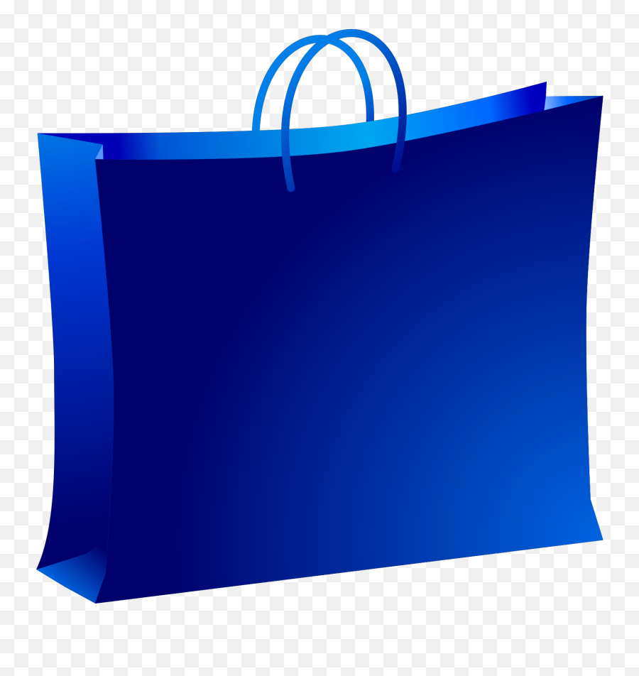 Shopping Bag Icon Aesthetic - Blue Shopping Bag Clipart Png,White Shopping Bag App Icon Download