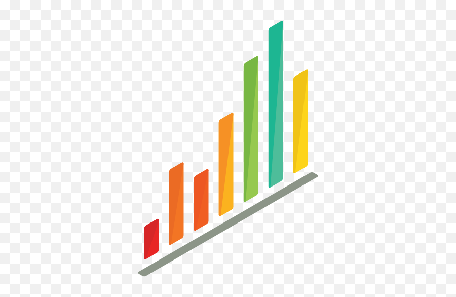 Bar Chart Icon - Free Isometric Icons Png,Chart Icon Png