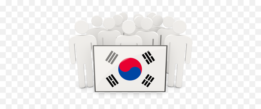 People With Flag - South Korean People Icon Png,Korean Icon