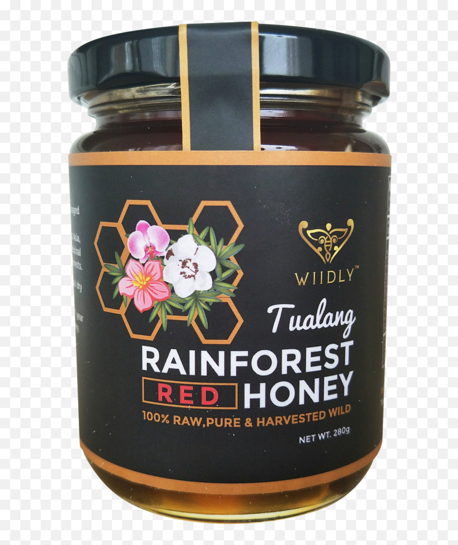 Wild Tualang Rainforest Honey Jar 10oz280g - Tualang Honey Png,Honey Jar Png
