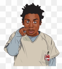 Crazy Eyes Pocket T - Orange Is The New Black Artwork Png,Crazy Eyes Png