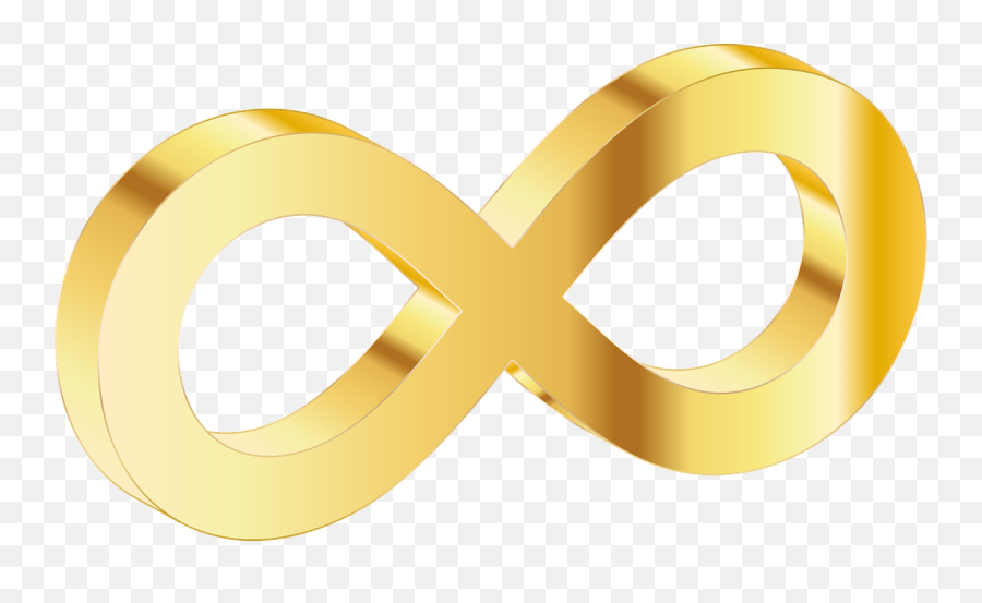 Infinity Infinite Repeating - Infinity Symbol Gold Png,Infinite Png