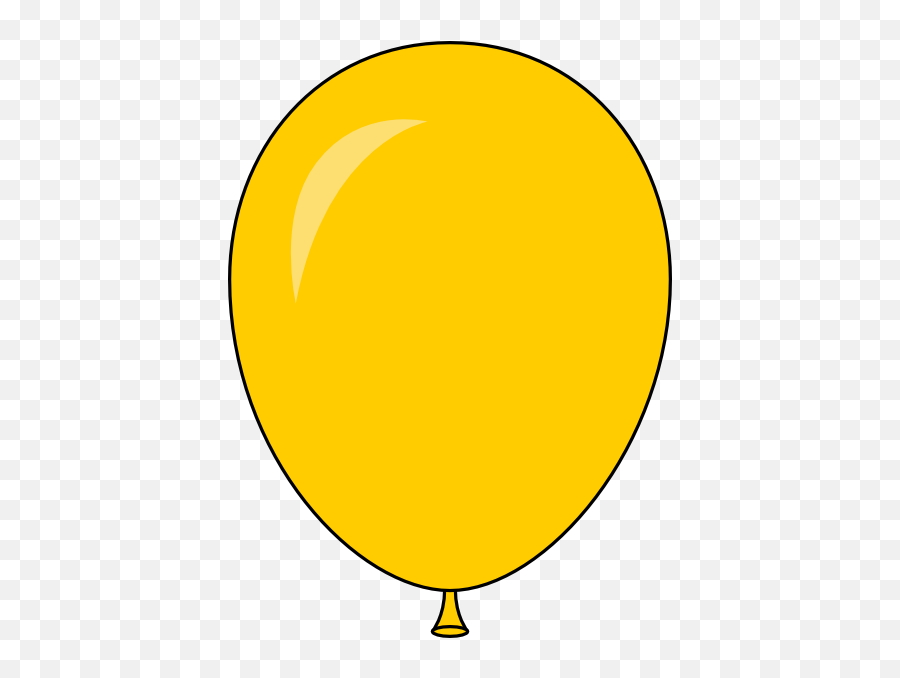 Cartoon Balloon - Yellow Balloon Icon Png 444x597 Png Cartoon Clipart Yellow Balloon,Balloon Icon