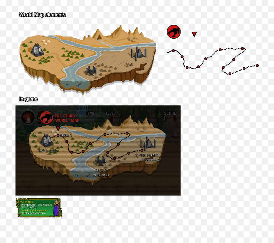 Browser Games - Thundercats The Rescue World Map The Map Png,Thundercats Icon