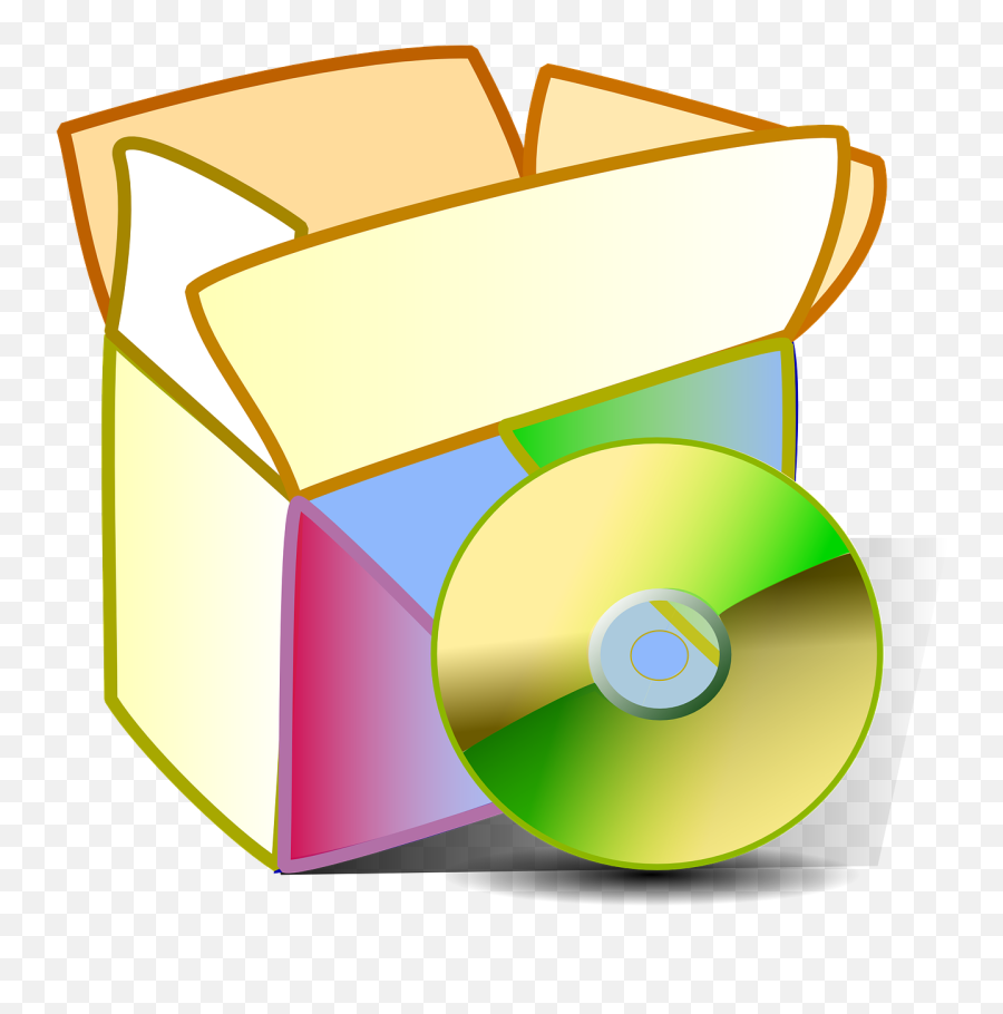 Packageboxappscddvd - Free Image From Needpixcom Cd Box Clipart Png,Cd Icon Free