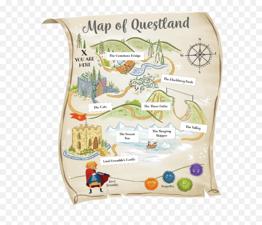 Questfriendz - Map Png,Fantasy Map Castle Icon