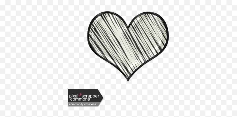 Heart Scribble Png Picture 688039 - Black And White Scribble Heart,Scribble Heart Png