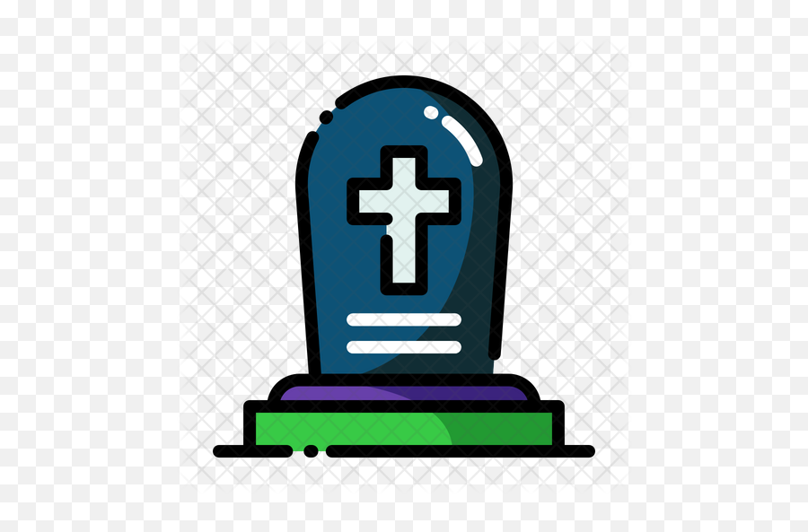 Tombstone Icon - Cross Png,Gravestone Transparent