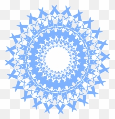 Mandala Lace Blue - Yoga Chakra Png