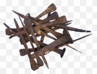 Old Rusty Nails - Rusty Nails Png,Rust Texture Png