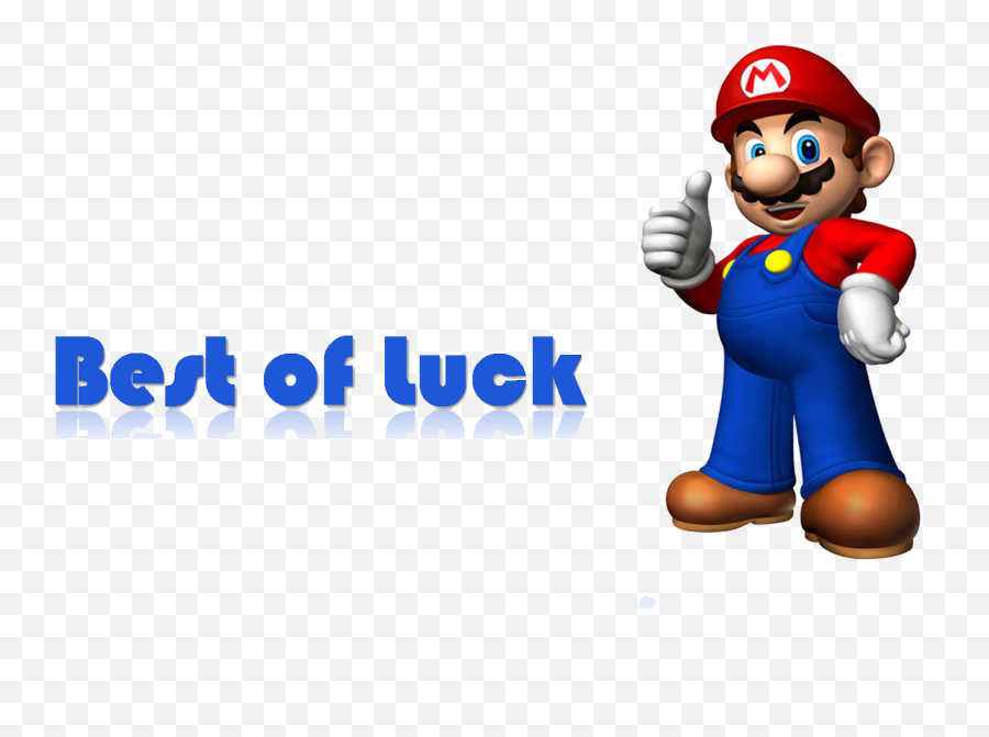 Luck Png Transparent Images - Super Mario Good Luck,Super Mario Transparent
