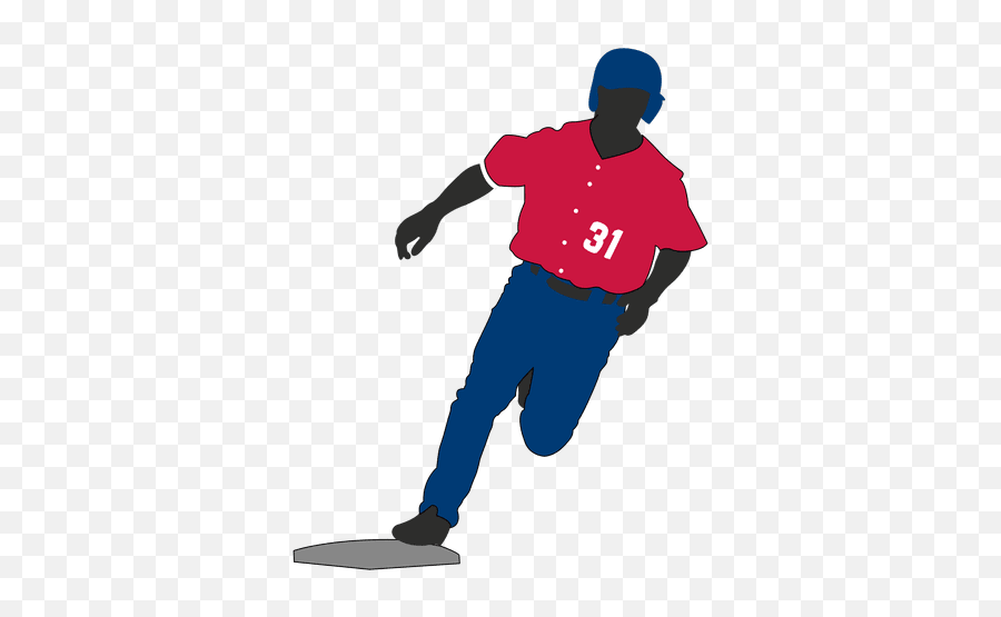 Baseball Player Running Silhouette - Transparent Png U0026 Svg Baseball Player Running Clipart,Baseball Player Png
