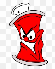 Aerosol Spray Graffiti Paint Drawing Cartoon - Can png