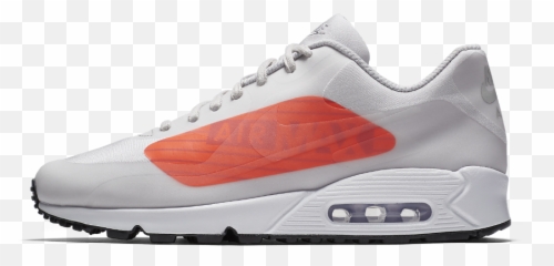 Download Nike Air Max 90 No Swoosh Menu0027s Shoe Size - Black Red png