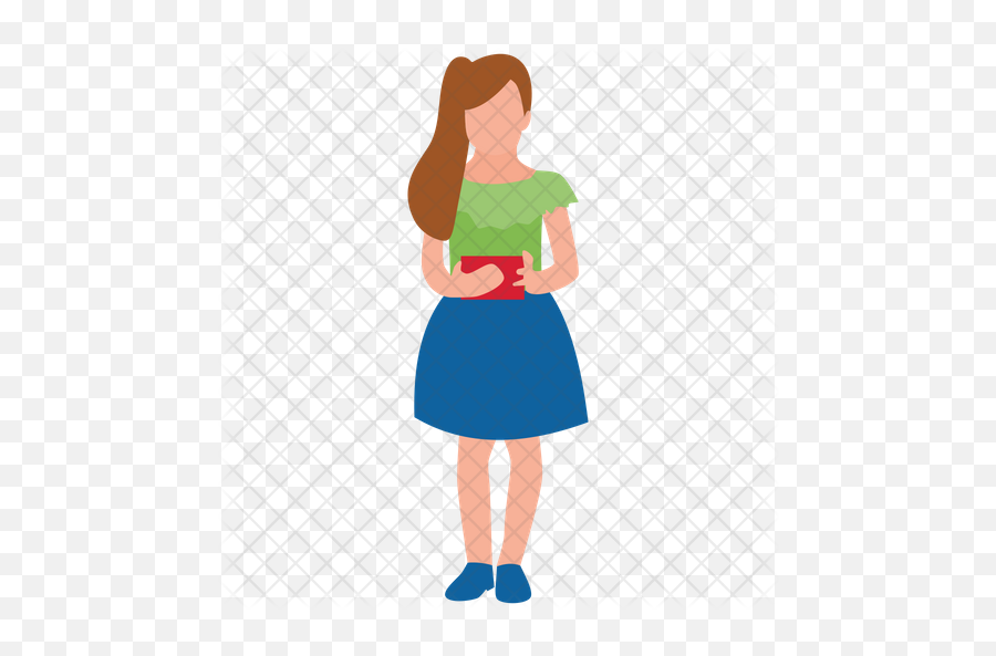 Teenager Girl Icon - Cartoon Png,Teenager Png - free transparent png images  