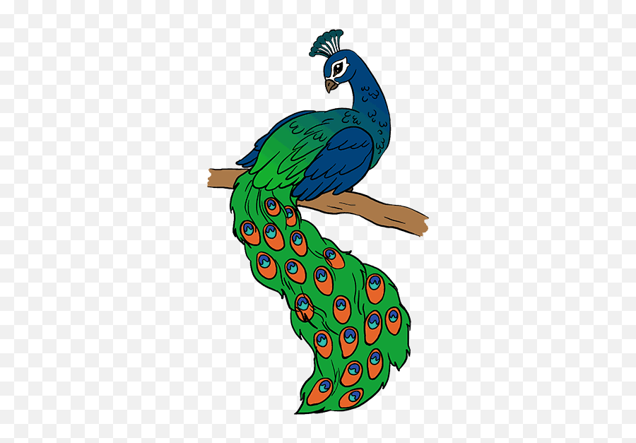 Peacock Png Images - Easy Step Peacock Drawings,Peacock Png
