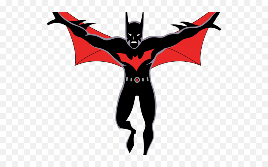 Crash Clipart Batman - Batman Beyond Gif Png Download Batman Beyond Red Batman,Batman Logo Outline