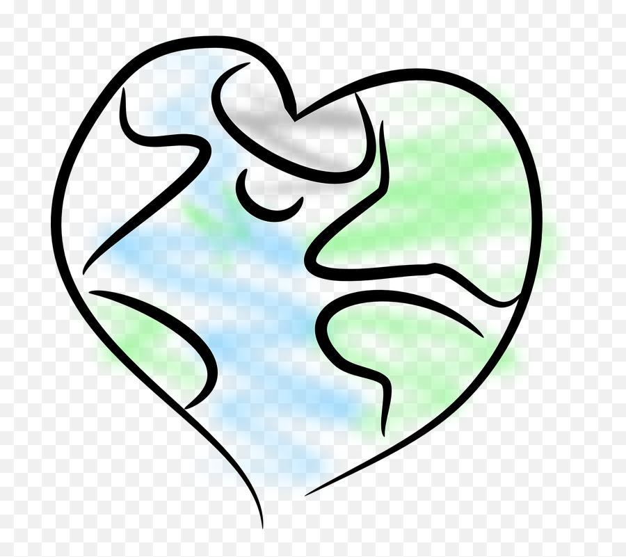 Yespress Earth Heart Png Clipart In Pack 5171 - Png Earth Heart Clipart,Corazon Png