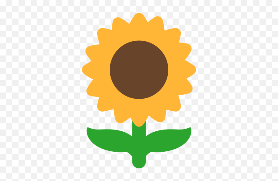 Sunflower Emoji - Twitter Sunflower Emoji Png,Flower Emoji Png