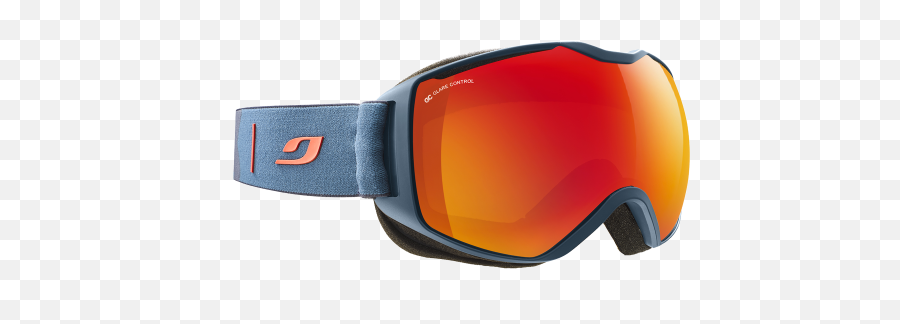 Julbo Ski Goggles Quantum Dark Blueorange Glarecontrol 3 Red Polarized - Amber Png,Red Glare Png