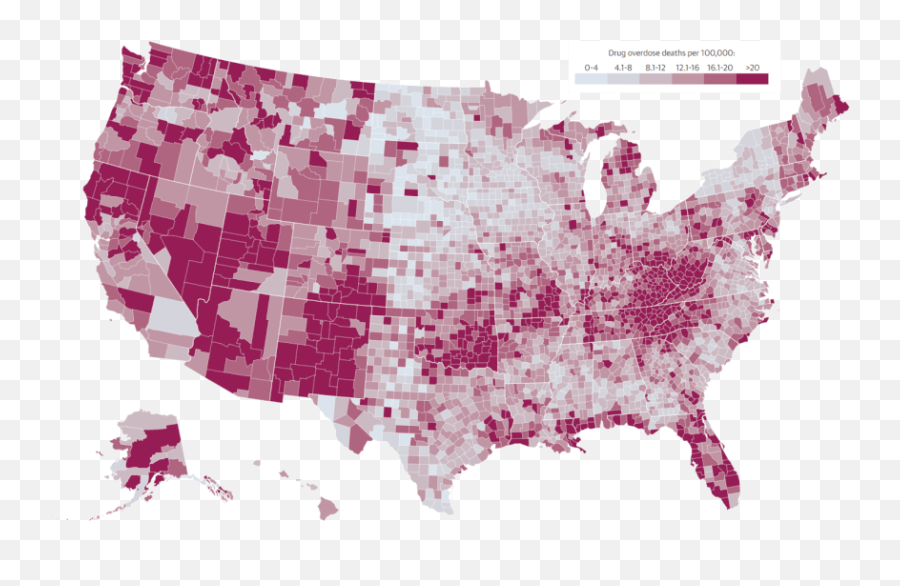 Digital Maps Help Fight Epidemics - The Medical Futurist Opioid Death By County 2016 Png,John Snow Png