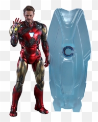 Iron Man Mark Lxxxv Battle Damaged Version Special Edition Sixth Scale Figure - Figurine Iron Man Endgame Png,Iron Man Transparent