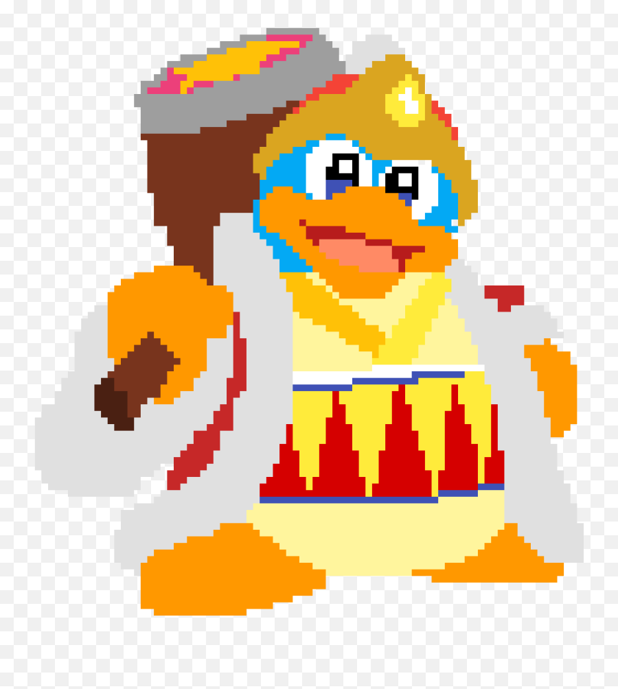 Pixilart - King Dedede Pixel Art Png,King Dedede Png