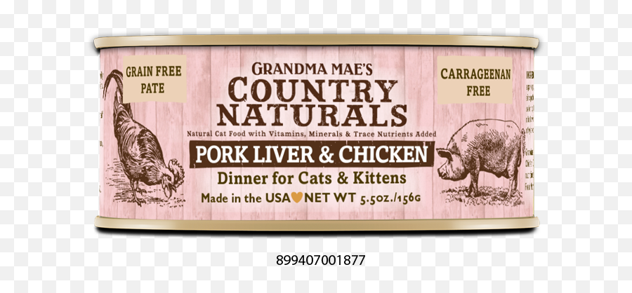 Grandma Maeu0027s Country Naturals Grain Free Pork U0026 Chicken Dinner Food For Cats - Chicken Png,Chicken Dinner Png