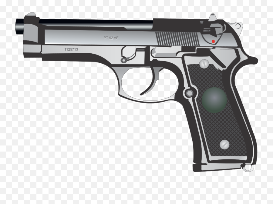 9mm Pistol Png Svg Clip Art For Web - Download Clip Art Side Of A Pistol,Gun Silhouette Png
