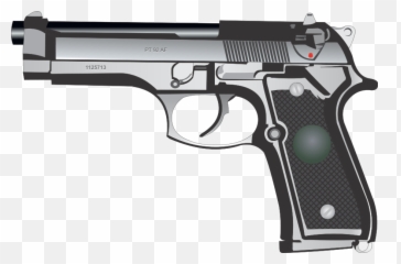 9mm Pistol Png Svg Clip Art For Web - Download Art Beretta 92fs Side View