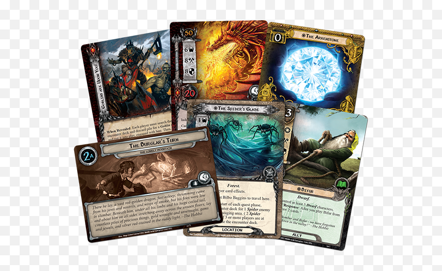 Lord Of The Rings Lcg Hobbit - Lord Of The Rings Lcg Expansion Png,The Hobbit Png